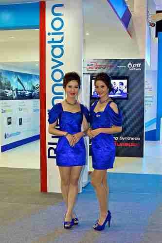 The ptt models at the 32nd Bangkok Motorshow
